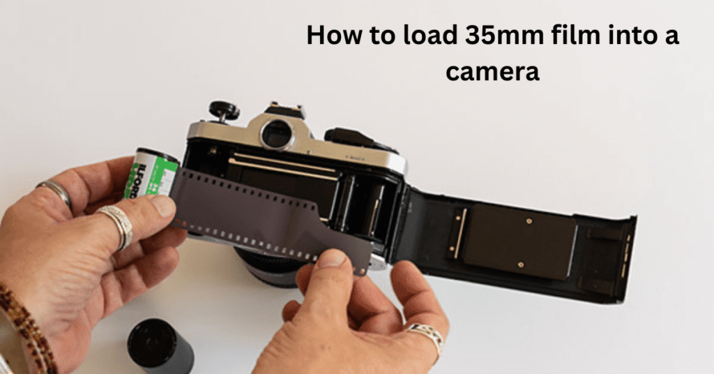 35mm film into a camera