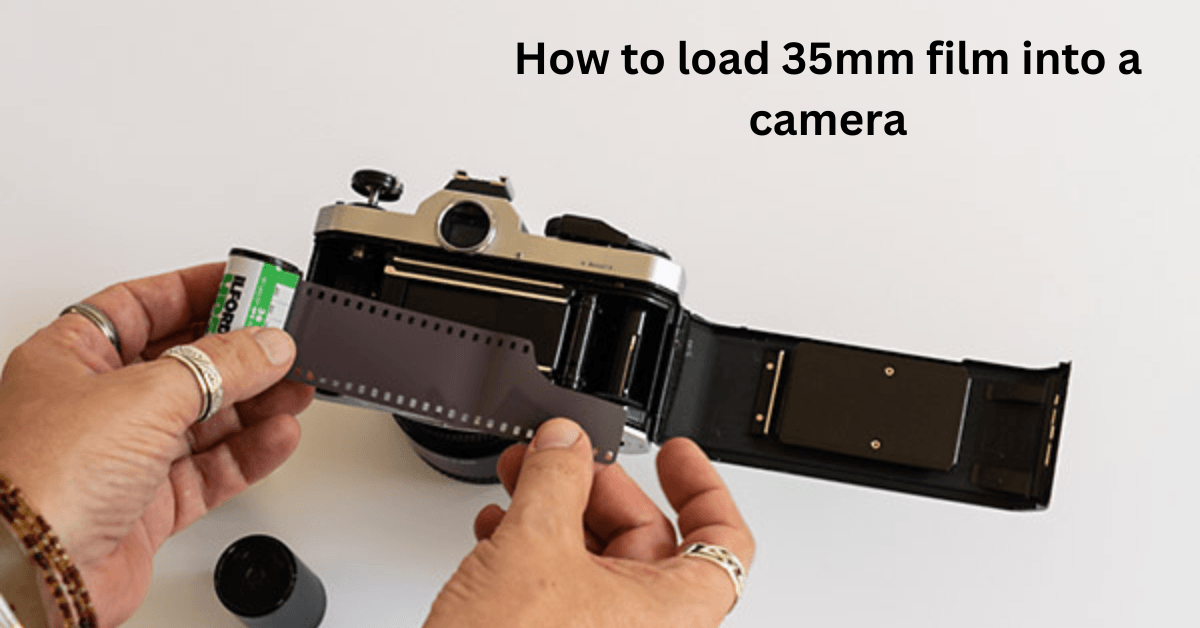 35mm film into a camera