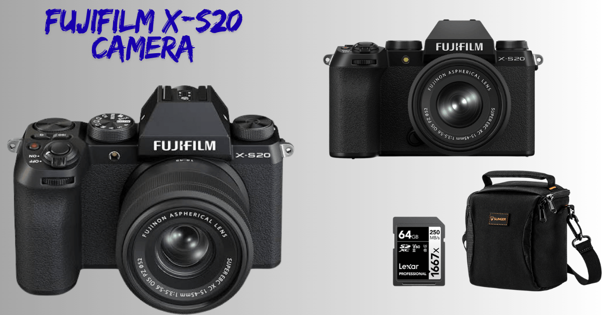 fujifilm x s20 camera